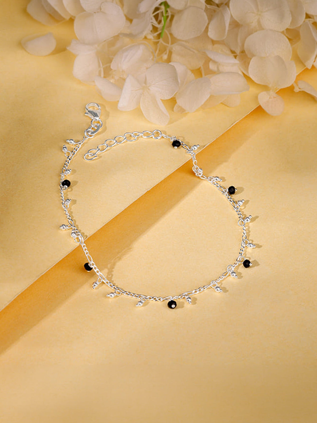 Silver Sweet Sparkle Kids Anklet (3-5 yrs)