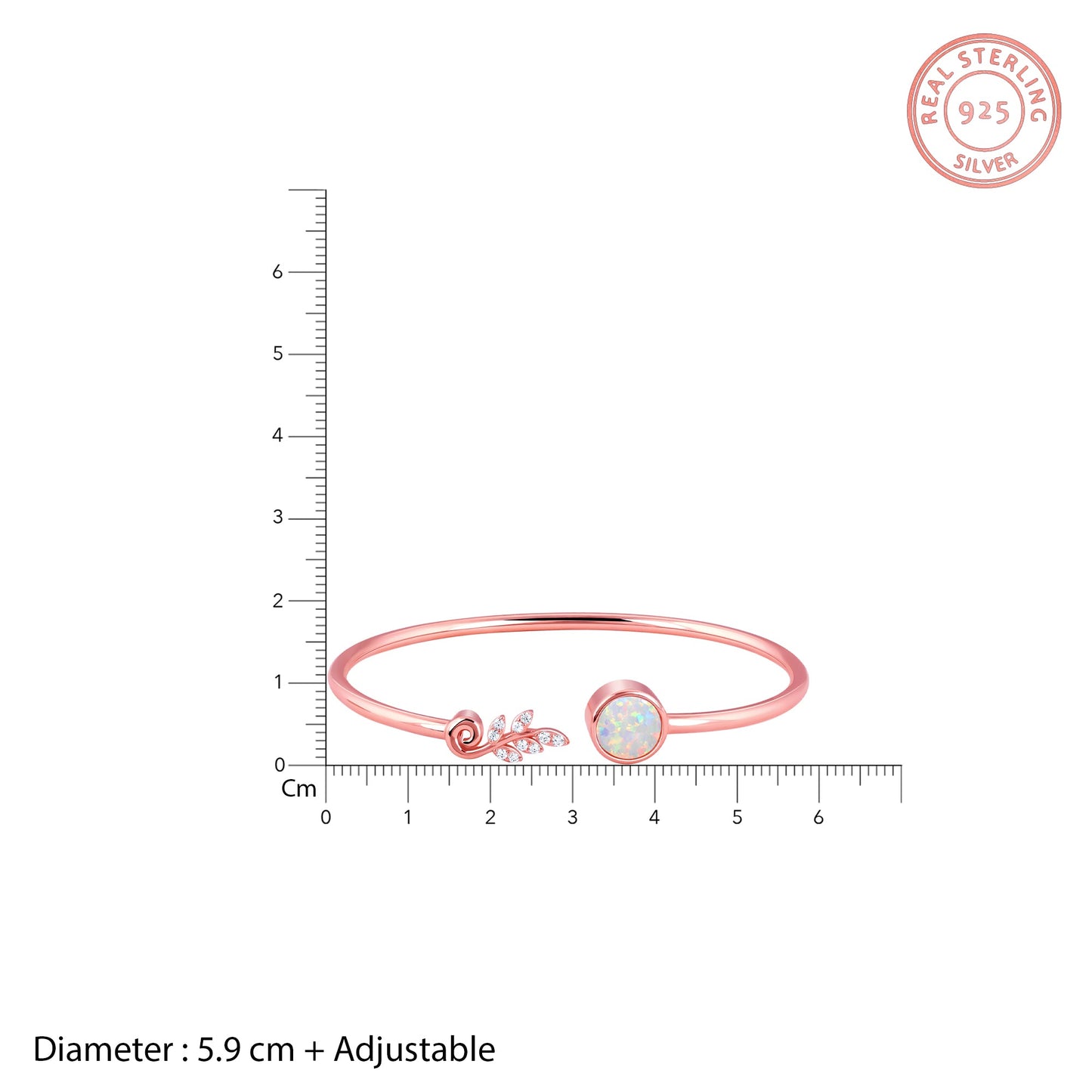 Rose Gold Stellar Glow Bracelet