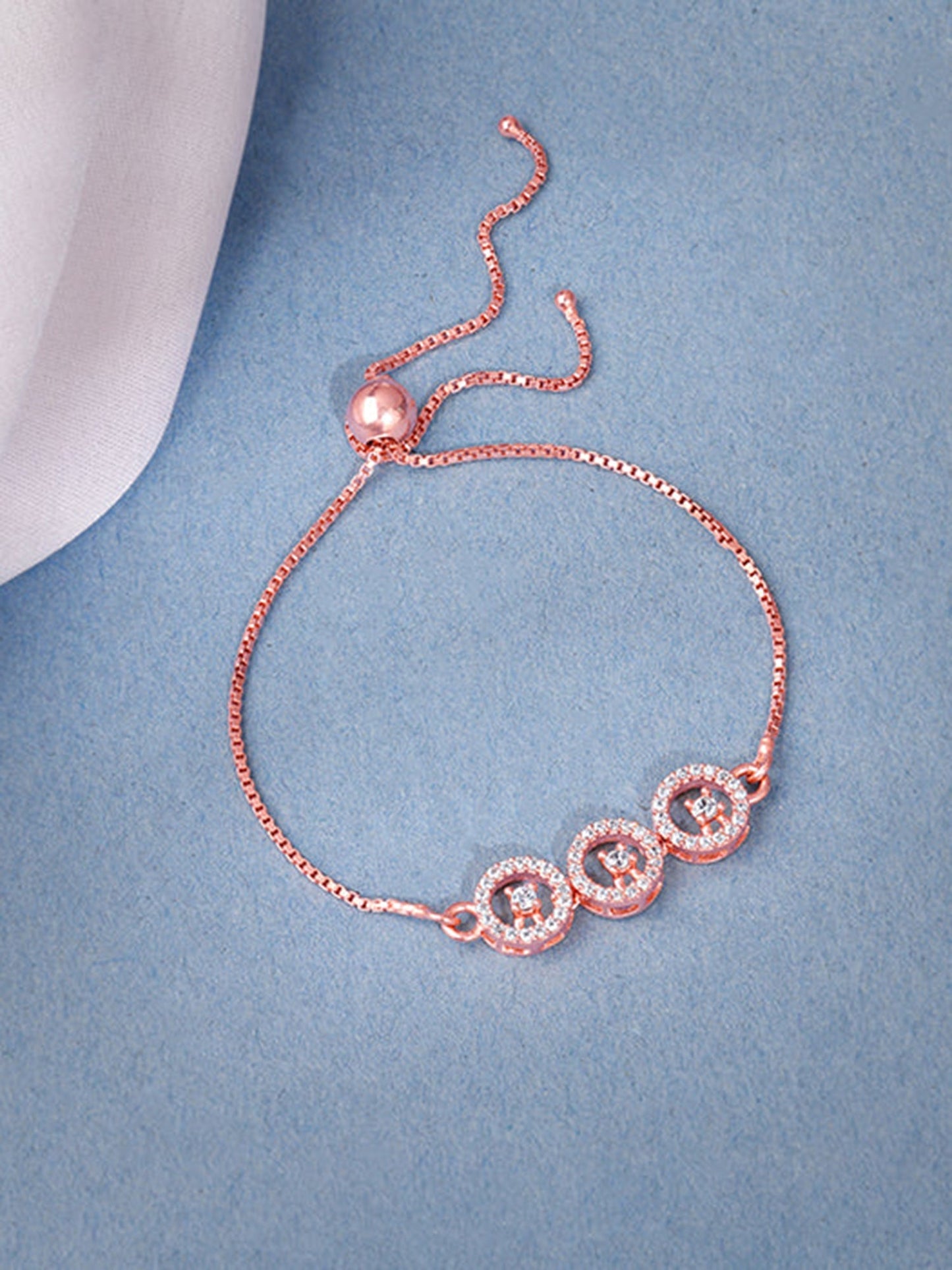 Rose Gold Circular Grace Bracelet