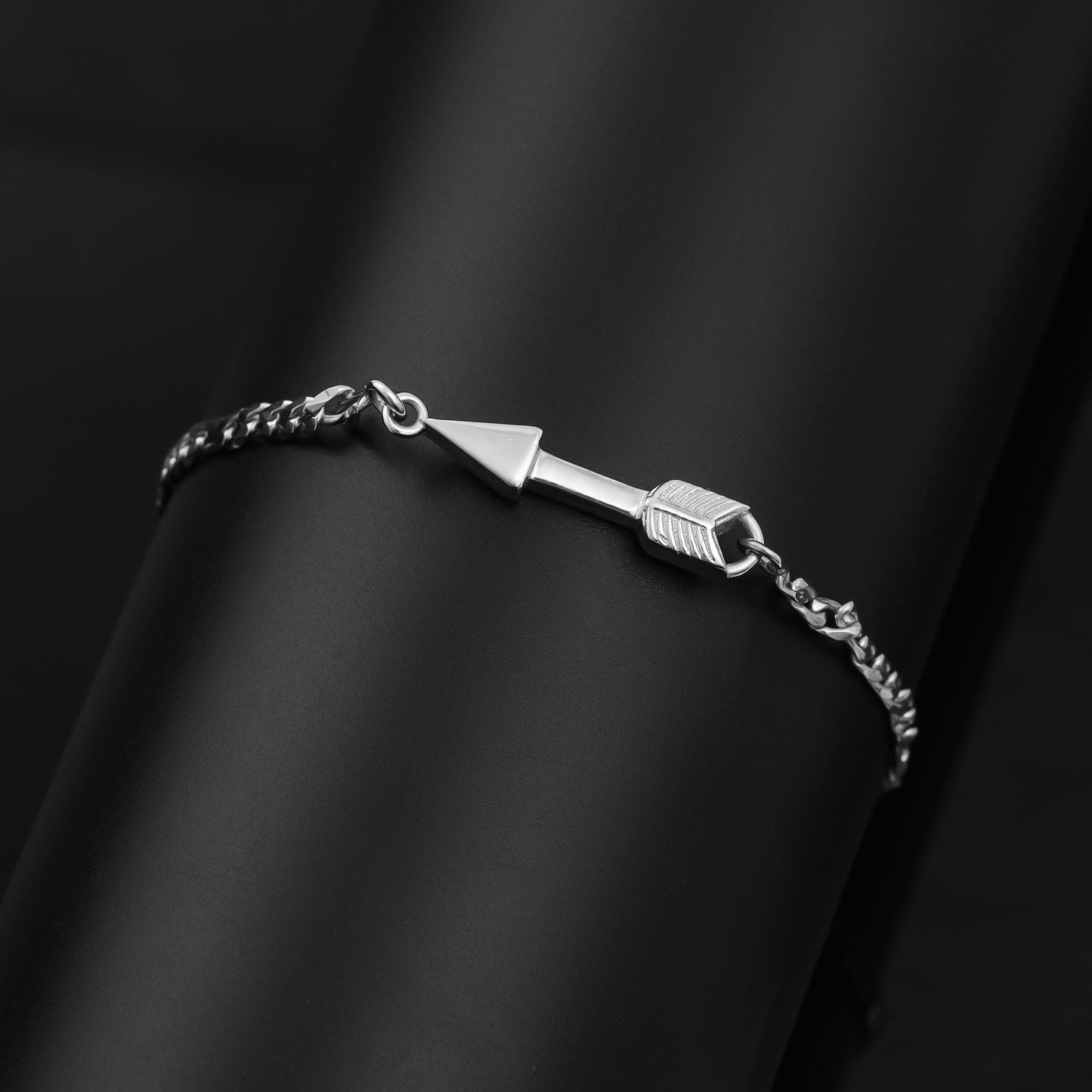 Silver Arrow Bracelet For Him