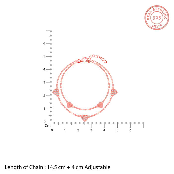 Rose Gold Layered Love Bracelet