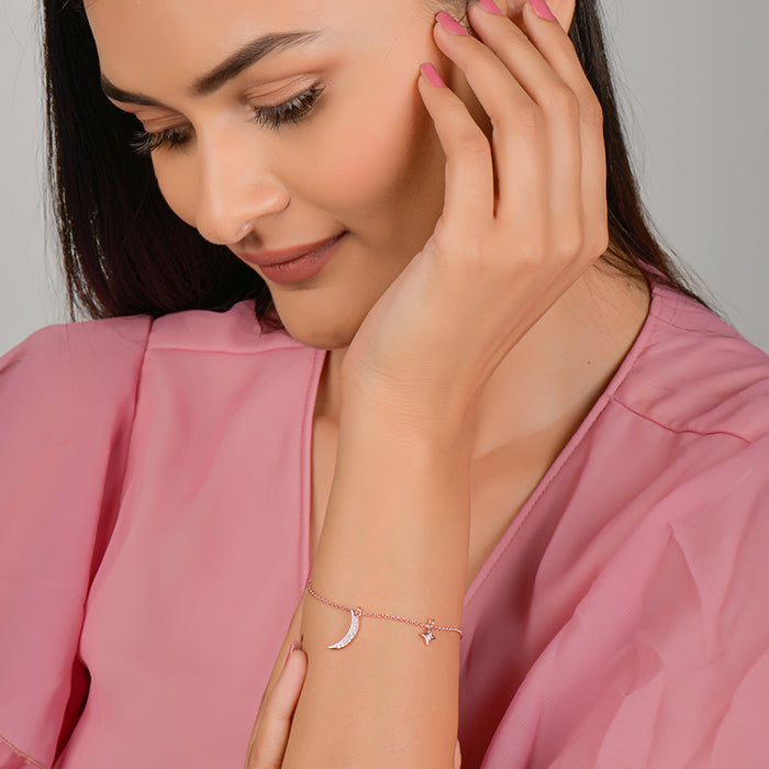 Rose Gold Love From Stars Bracelet