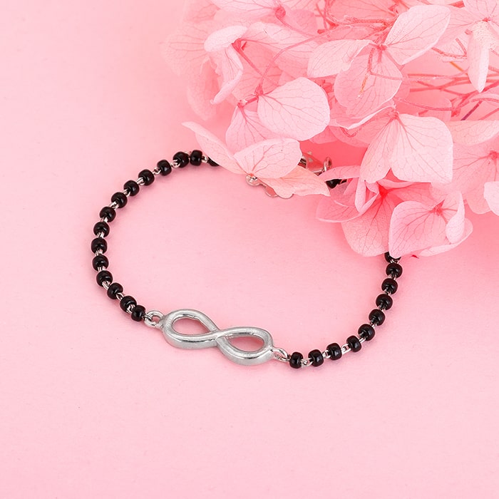 Silver Infinity and Beyond Kids Nazariya Bracelet (3-5 yrs)