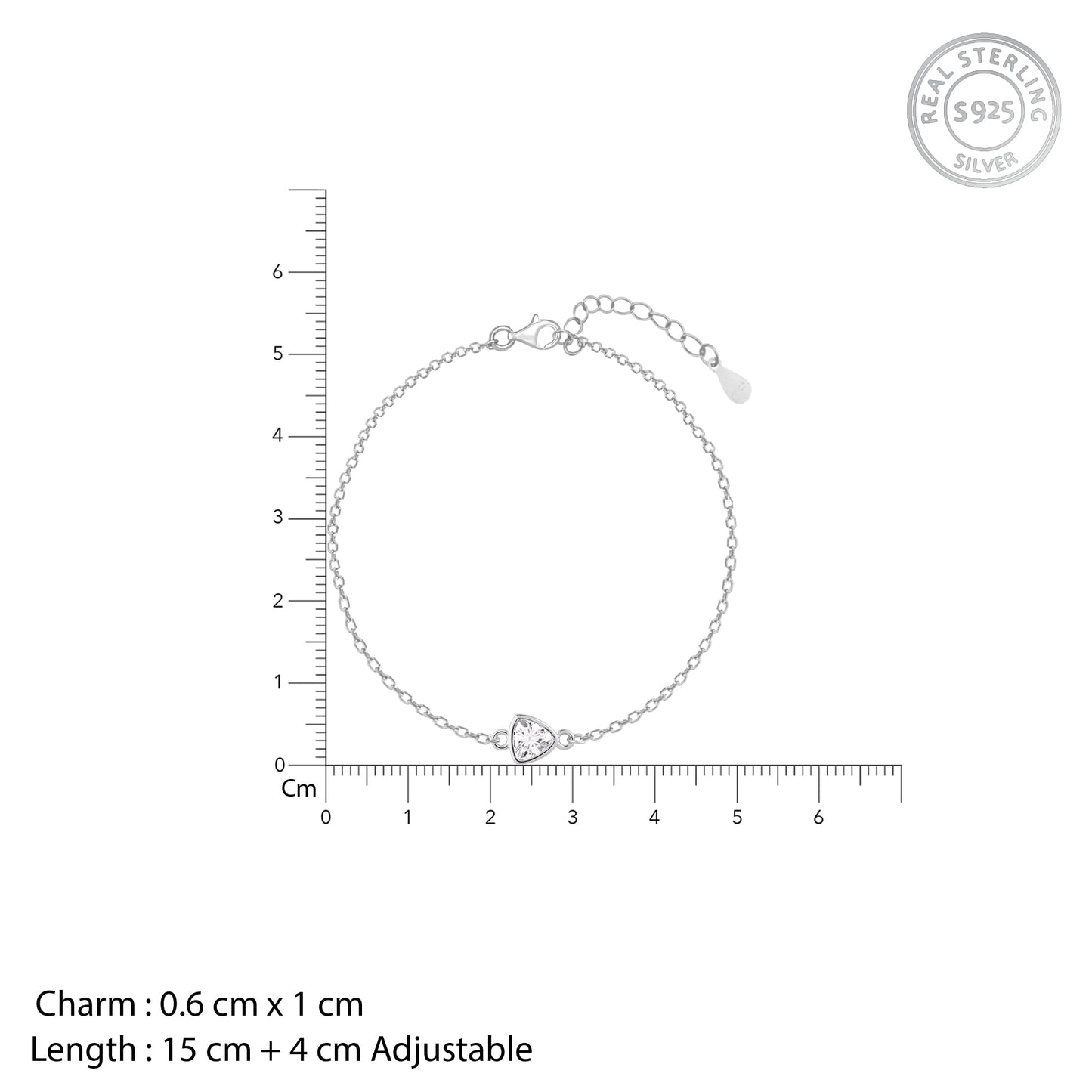 Silver Everyday Is Beautiful Bracelet