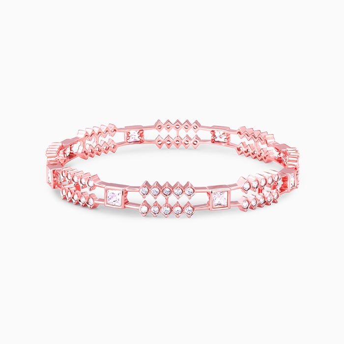 Rose Gold Glittering Sheen Bangle