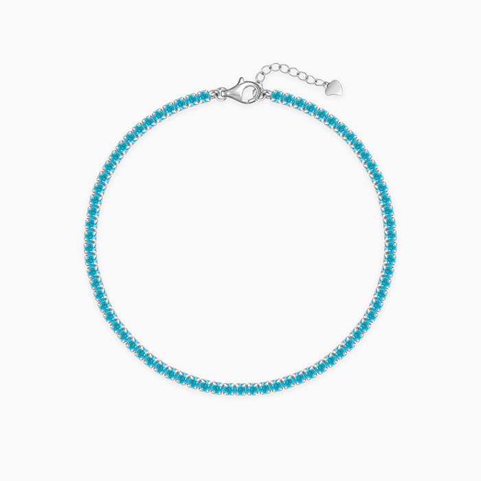 Silver Celebrate in Blue Bracelet