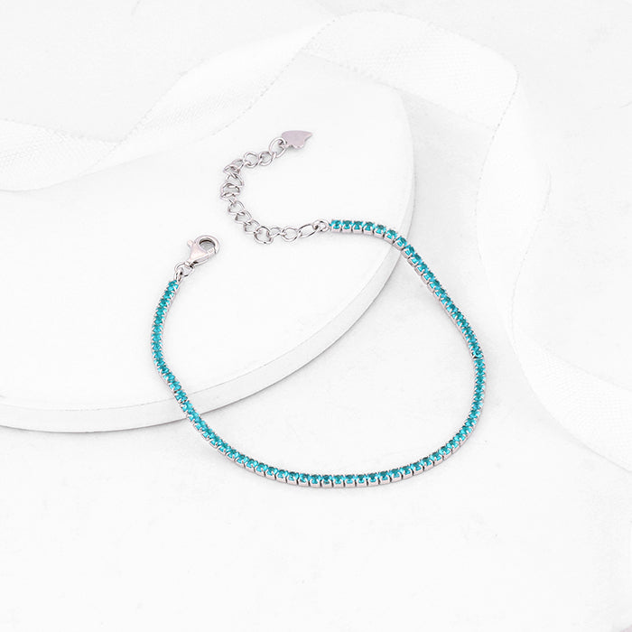 Silver Celebrate in Blue Bracelet