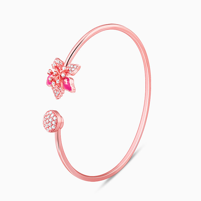 Rose Gold Mountain Ebony Spin Bracelet