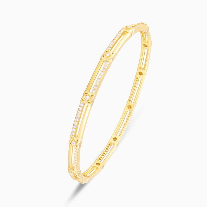 Golden Dual Line Bangle