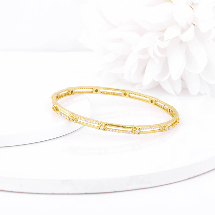 Golden Dual Line Bangle