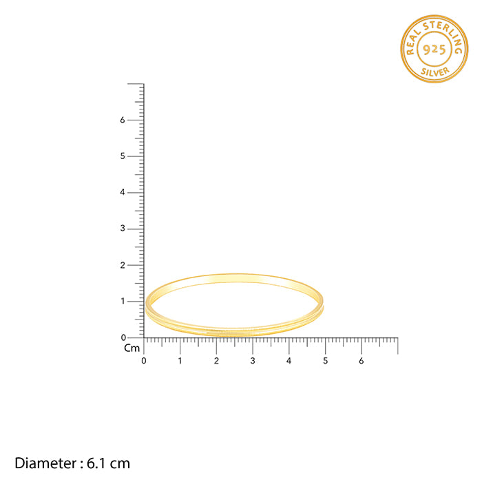 Golden Glimmering Grace Bangle