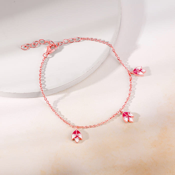 Rose Gold Wing It Bracelet
