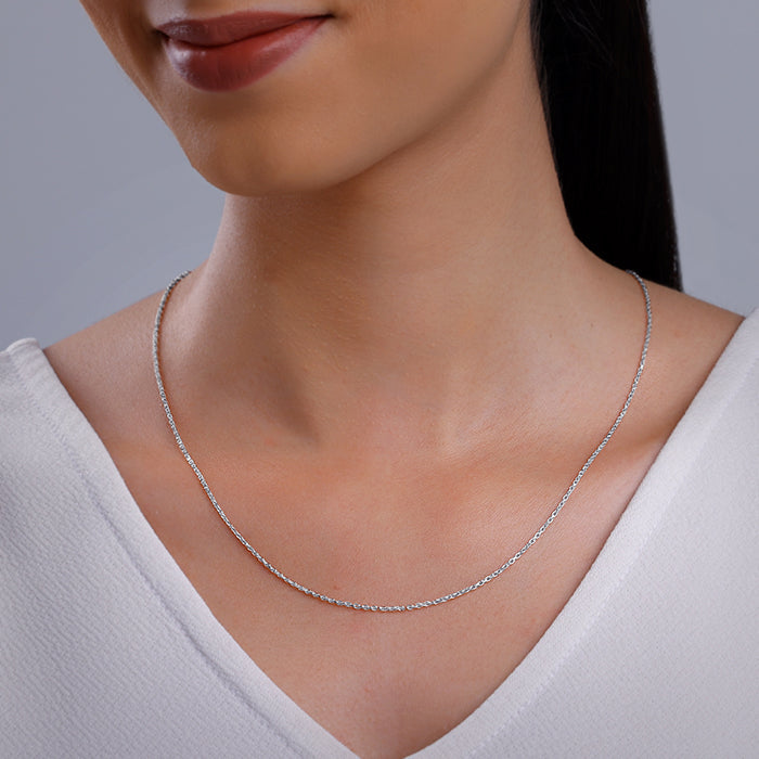 Silver Mystic Moonbeam Link Chain