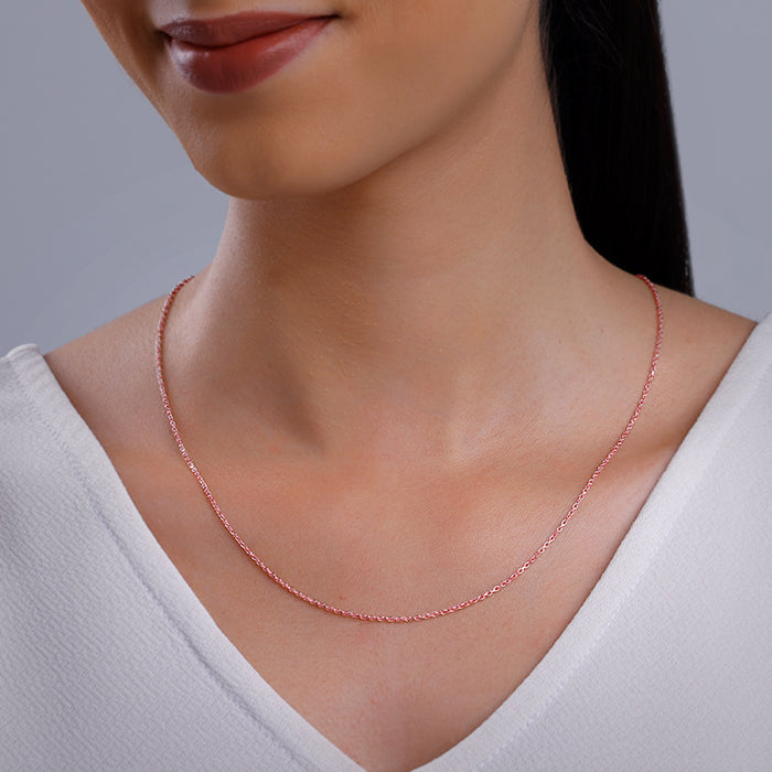 Rose Gold Mystic Moonbeam Link Chain