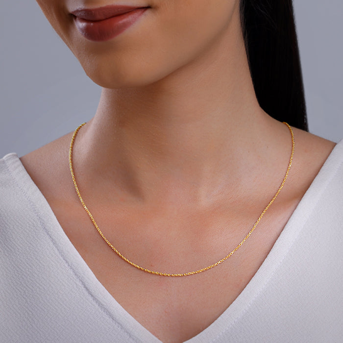 Golden Mystic Moonbeam Link Chain
