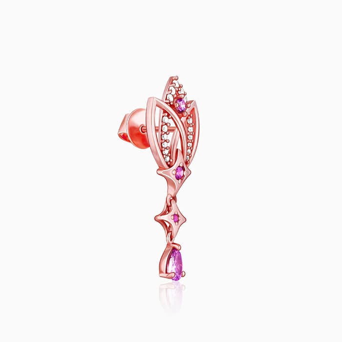 Rose Gold Blessed Notre Dame Earrings