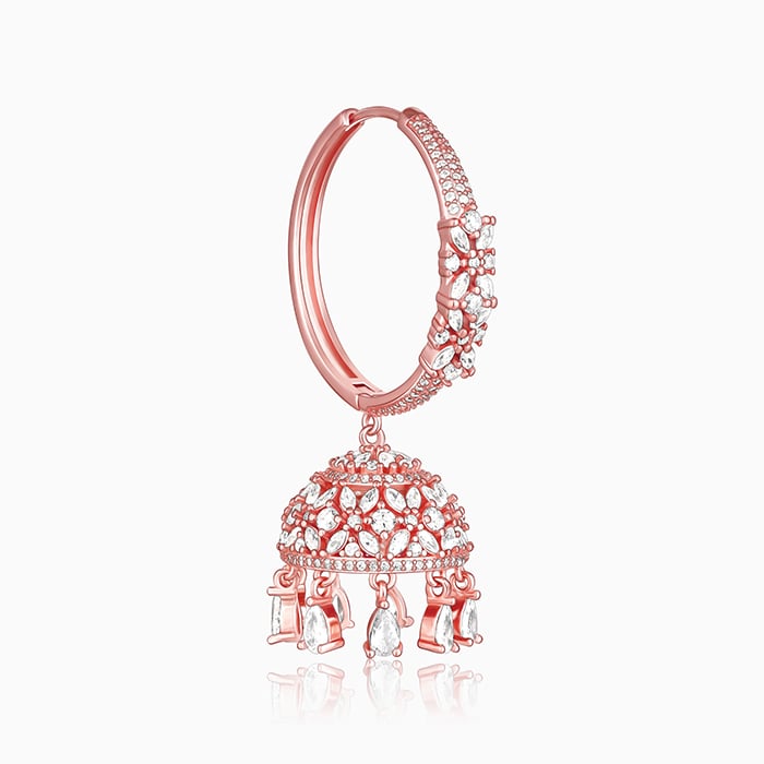 Rose Gold Statement Jhumki
