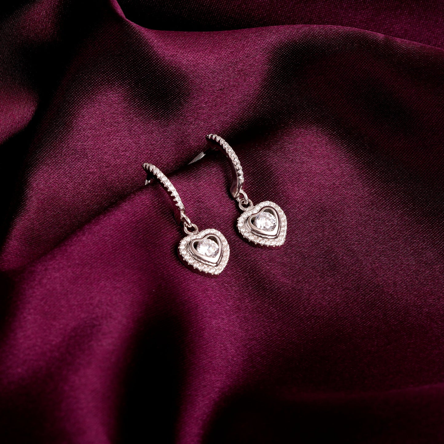 Silver Love Of My Life Earrings