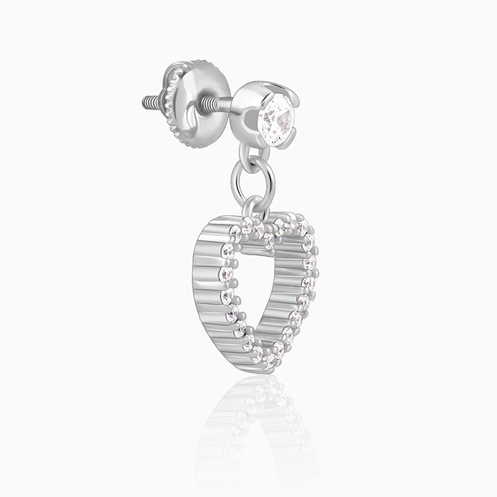 Charming Heart Drop Earrings