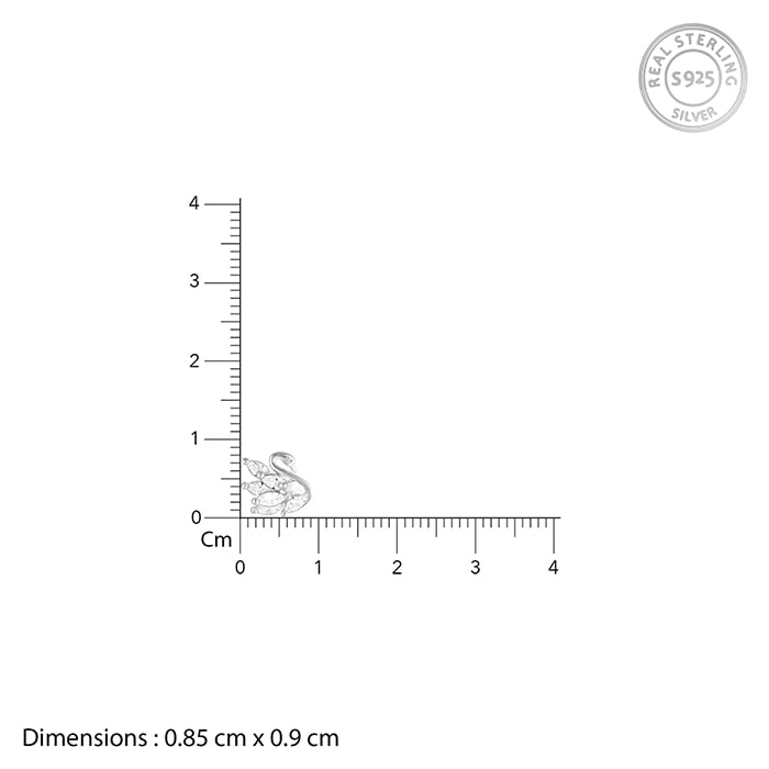 Manali's Shining Swan Studs