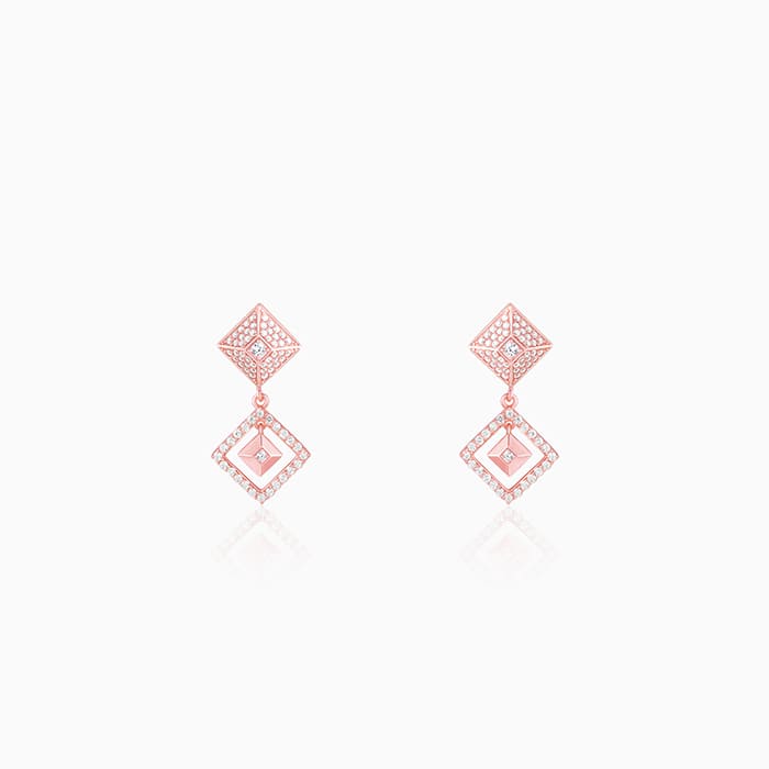 Rose Gold Gleaming Treasures Signature Earrings