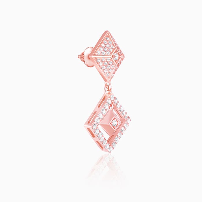 Rose Gold Gleaming Treasures Signature Earrings