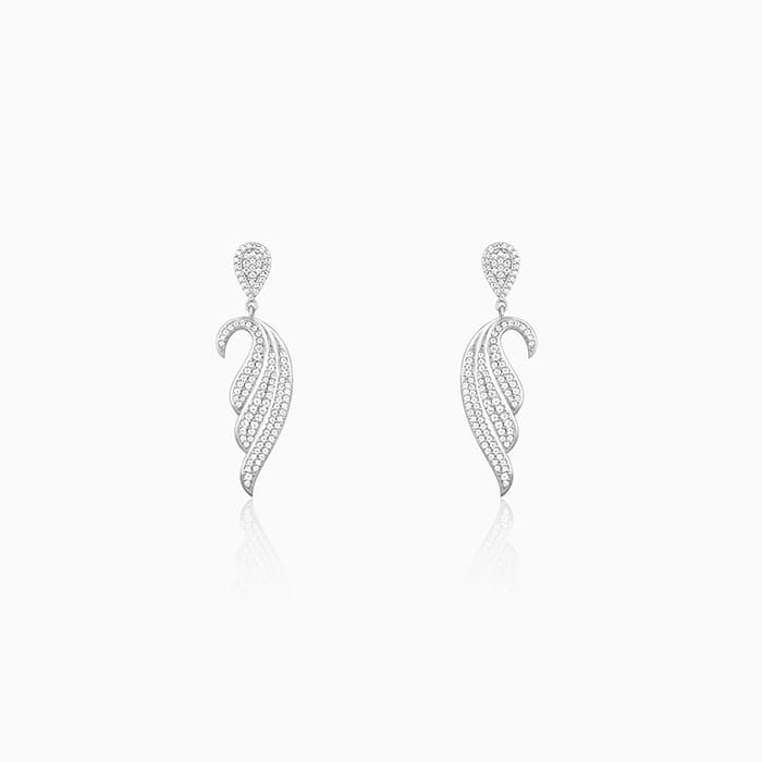 Silver Eagle Wing Earrings