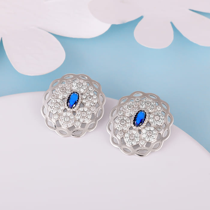 Silver In All Its Finery Earrings