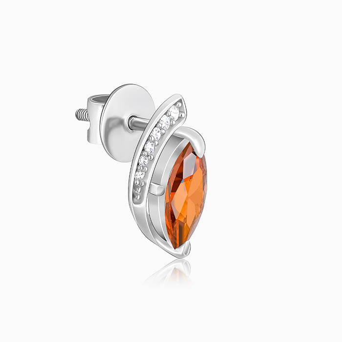 Silver Adorned with Love Earrings