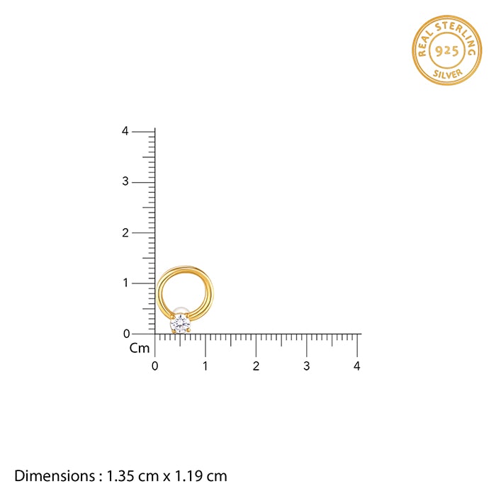 Golden Circle of Elegance Earrings
