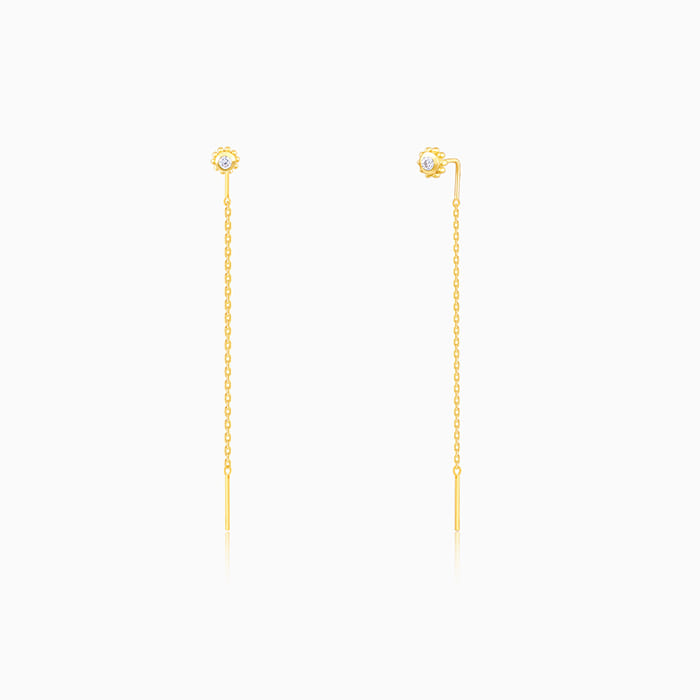 Golden Bling Sui Dhaga Earrings