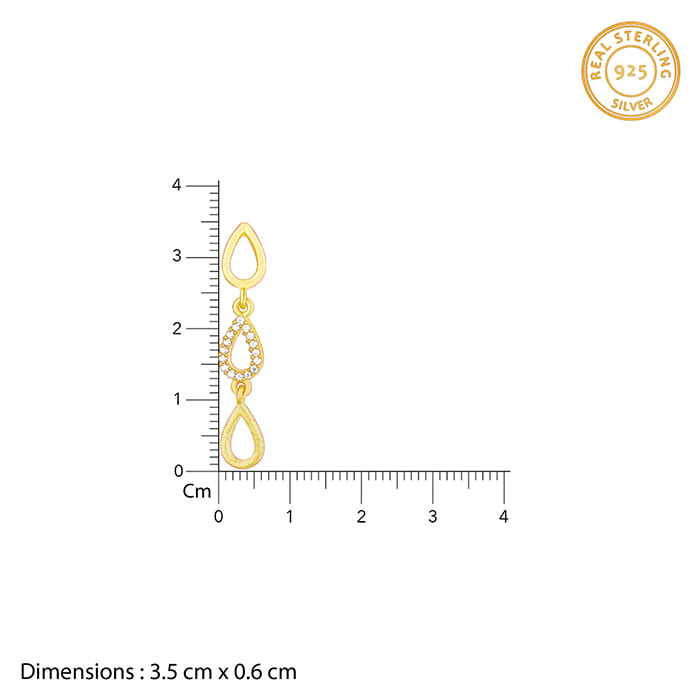 Golden Paisley Earrings