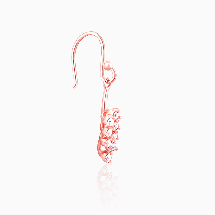 Bhumi Rose Gold Simply Brahma Kamal Earrings