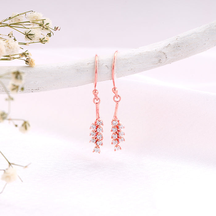 Bhumi Rose Gold Simply Brahma Kamal Earrings