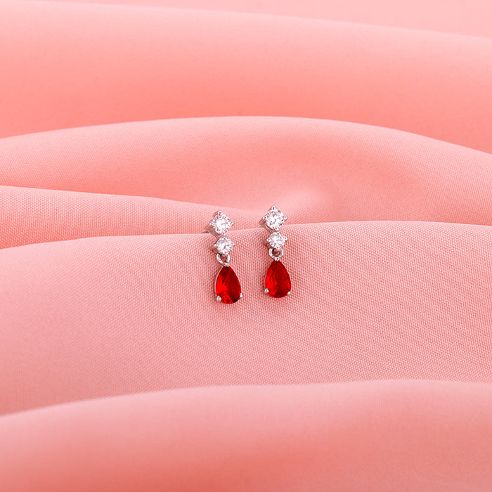 Silver We Fell in Love Earrings