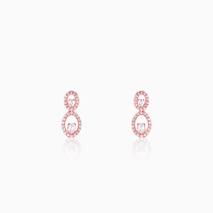 Rose Gold Eternal Love Earrings