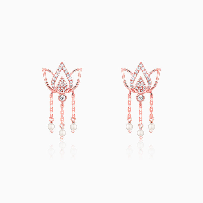 Rose Gold Kamala Earrings