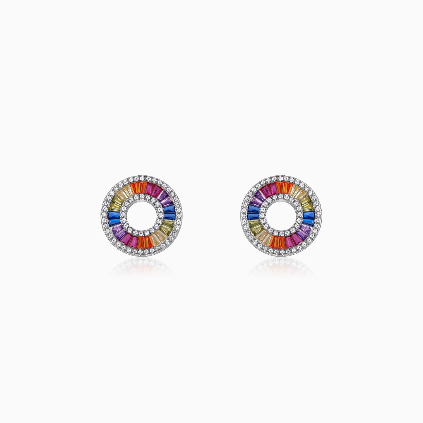 Silver Orb of Grace Earrings