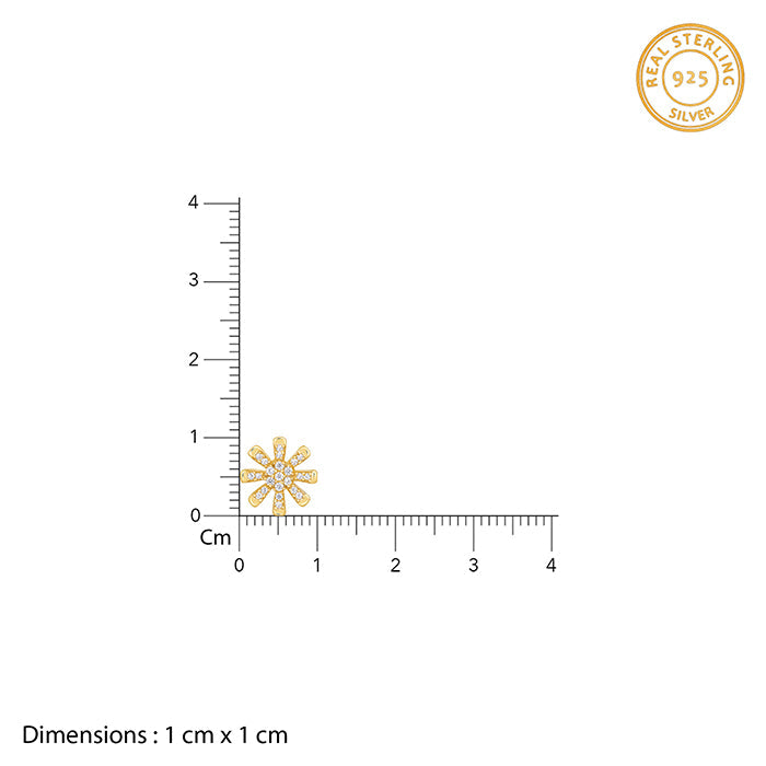 Golden Floret Embrace Studs