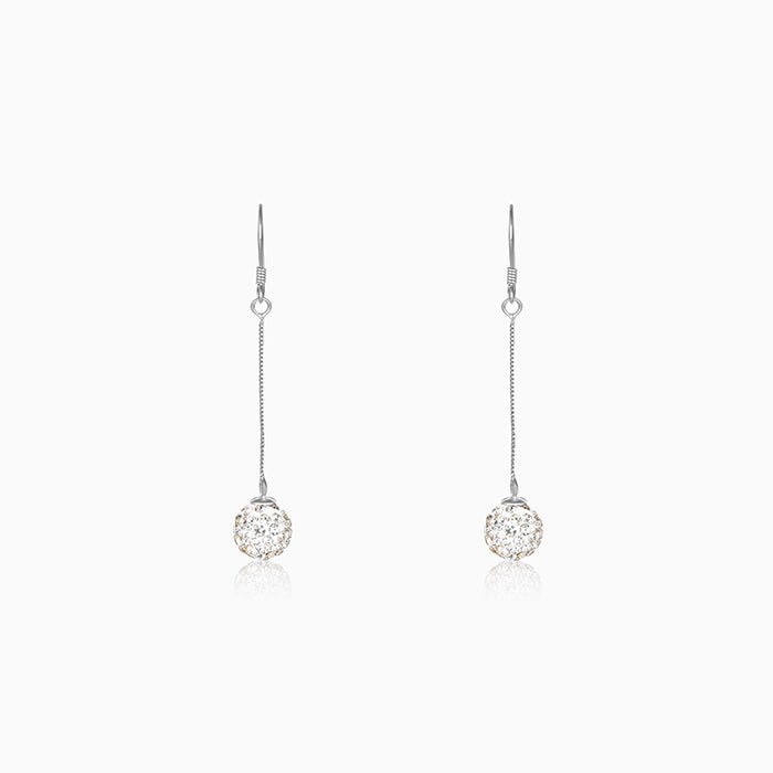 Silver Queen of The Night Dangler Earrings
