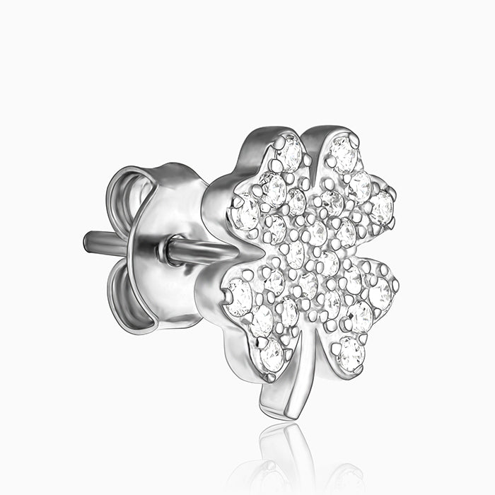 Silver Miss-Match Stud Earrings