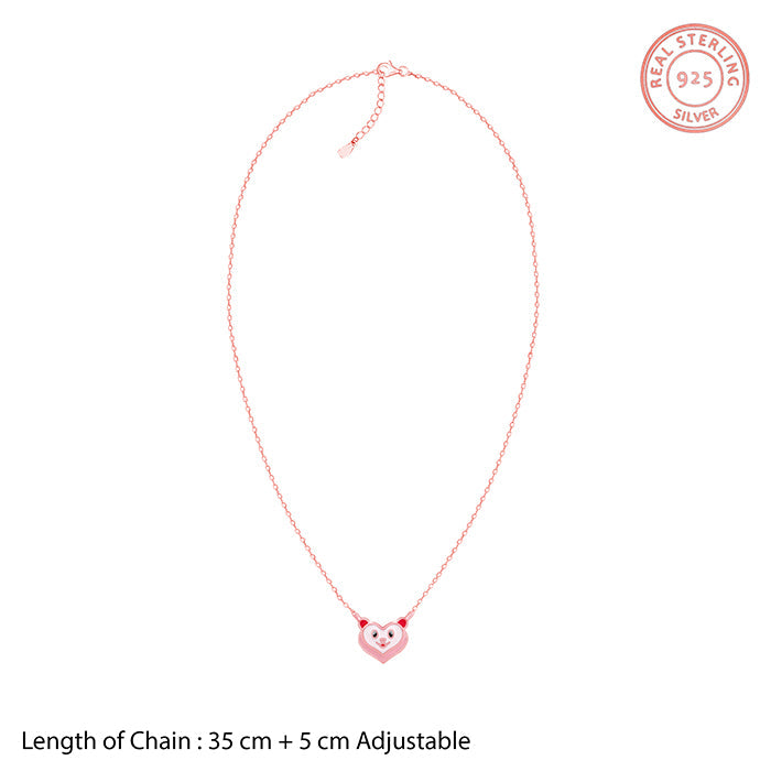 Rose Gold GIVA Boo Kids Necklace