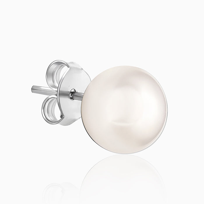 Silver Redefined Stud For Men