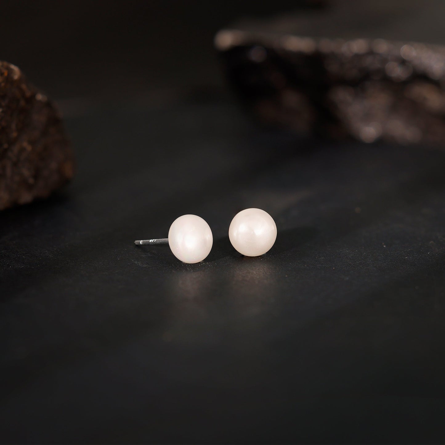 Silver Redefined Stud For Men