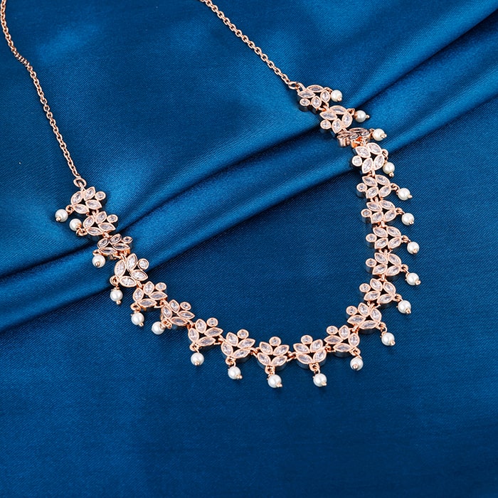 Rose Gold Gleam of Glamour Necklace