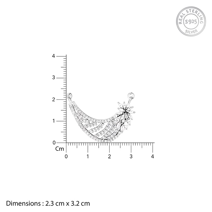 Silver Floral Mangalsutra