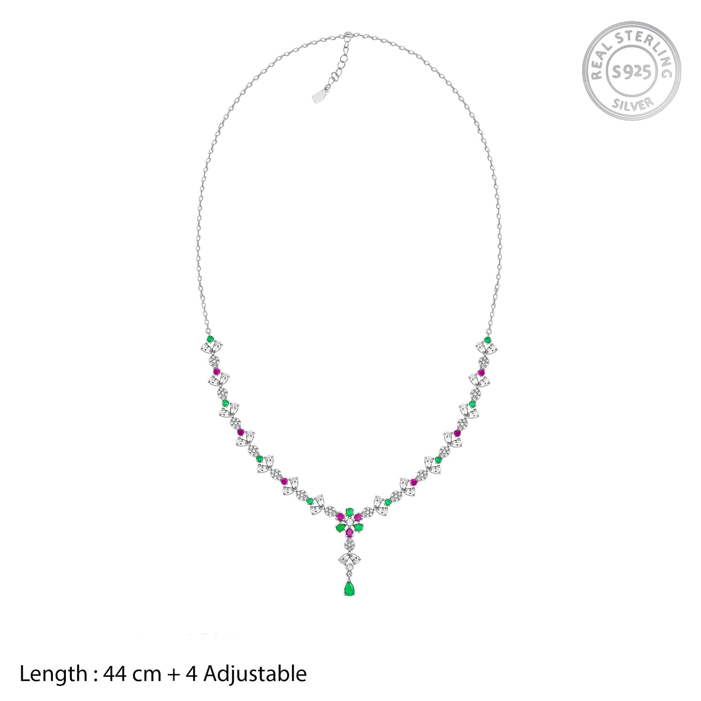 Silver Blooming Floweret Necklace