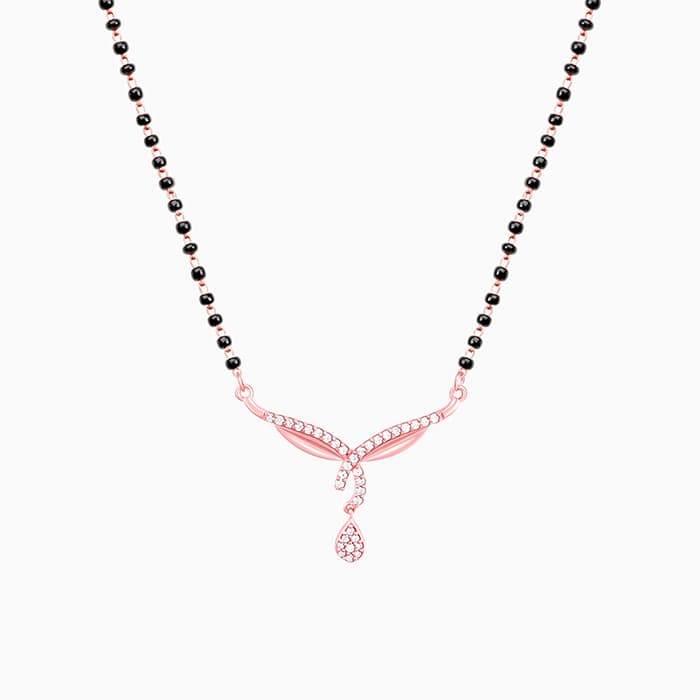 Rose Gold Vows of Love Mangalsutra
