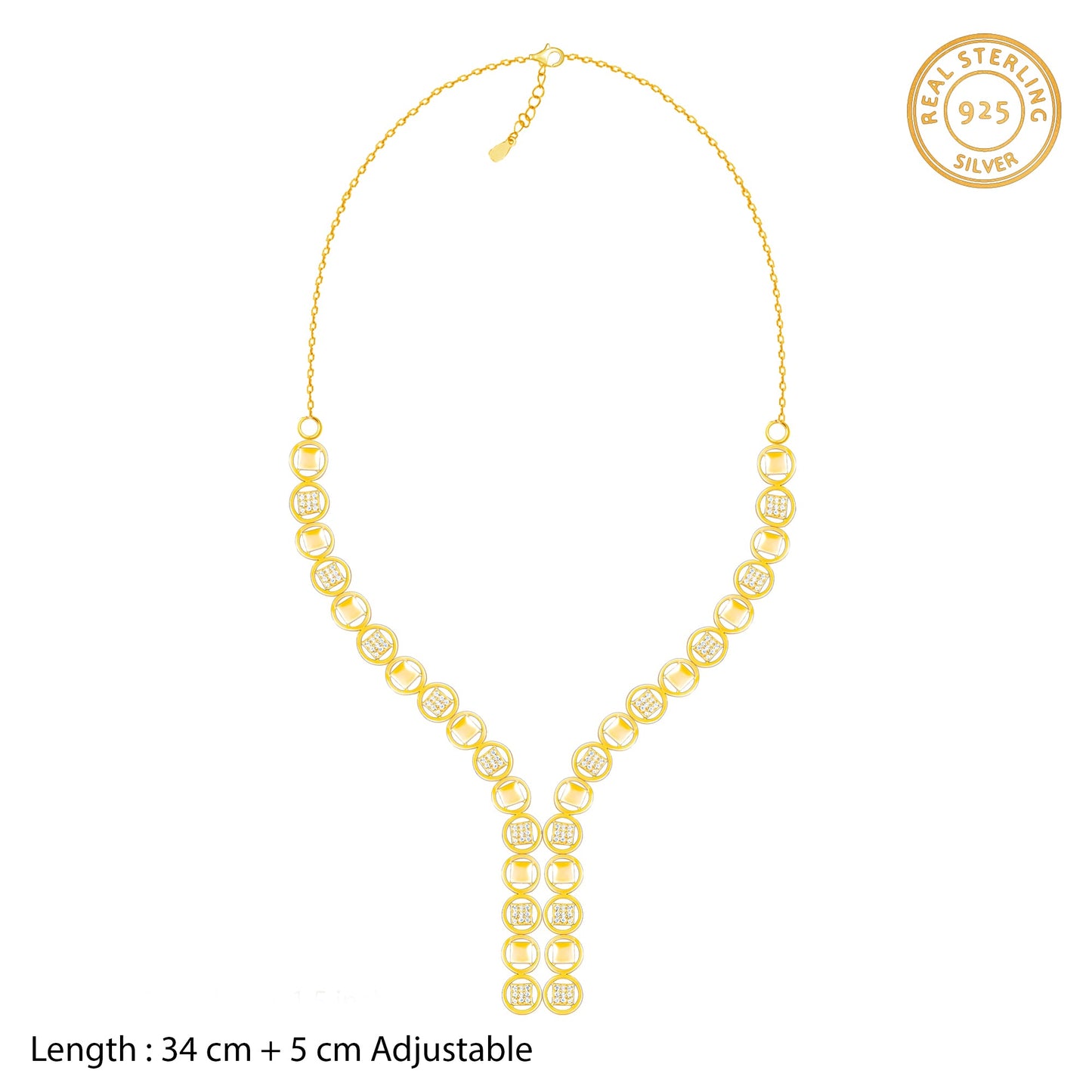 Anushka Sharma Golden Rhythm Of The Night Necklace