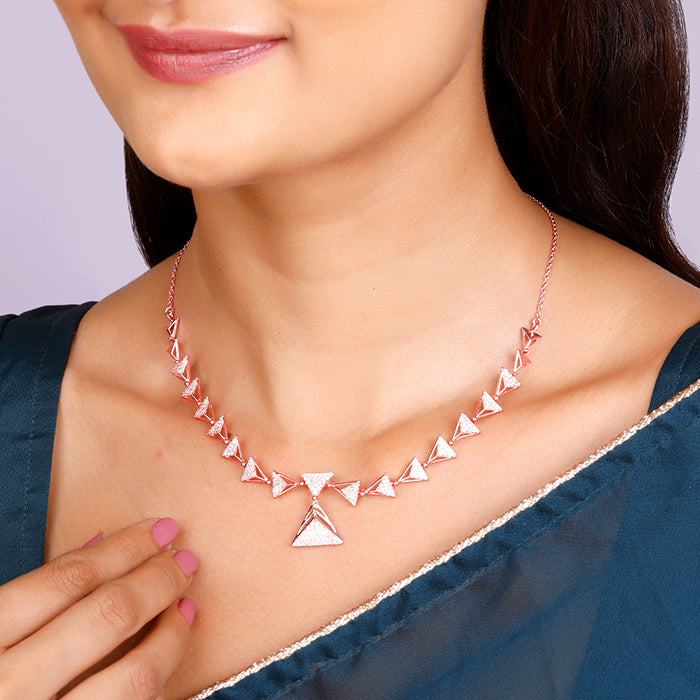 Rose Gold Hold Time Necklace